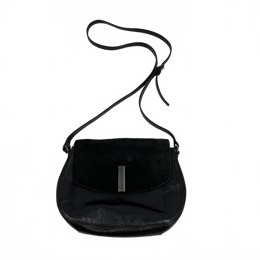 Halston Heritage Crossbody Bag | Women's OS Black Leather Suede